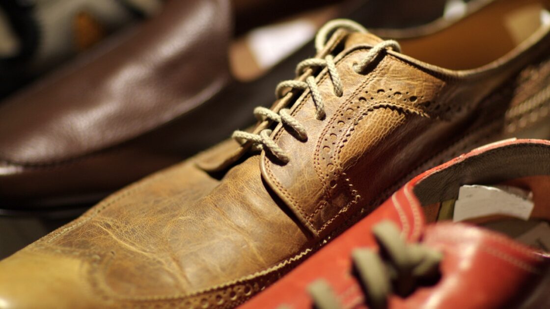 the leather brown shoe in a shop 2026 03 25 22 58 21 utc Large